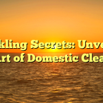 Sparkling Secrets: Unveiling the Art of Domestic Cleaning