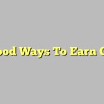 All Good Ways To Earn Online