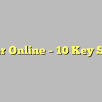 Poker Online – 10 Key Skills